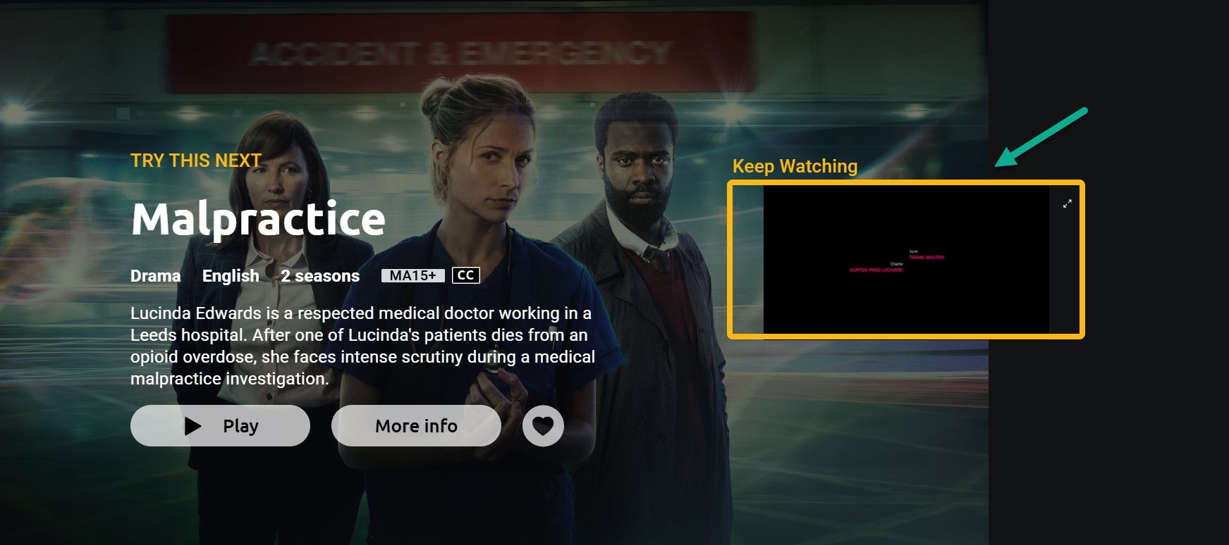 Smart TV Keep Watching option.jpg